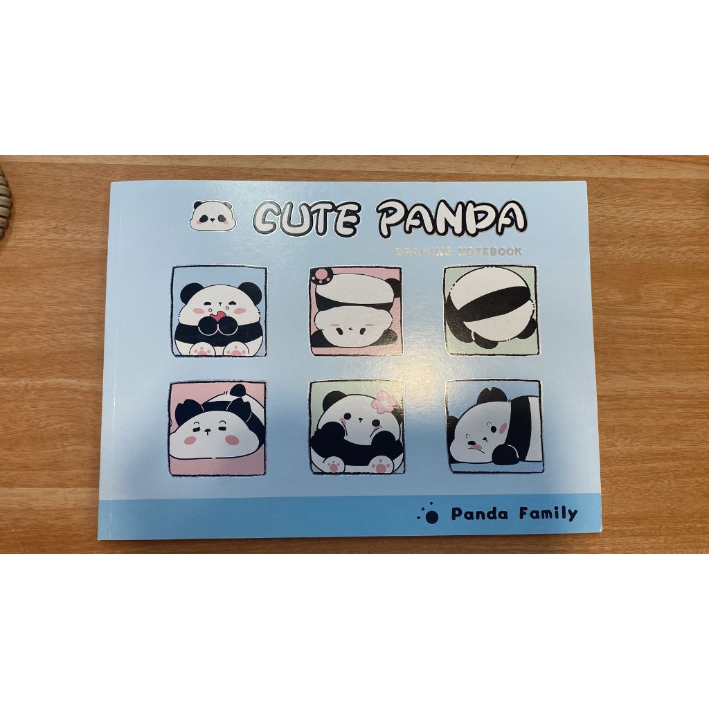 

Gramedia - KAKO CUTE PANDA DRAWING BOOK A4 BLUE