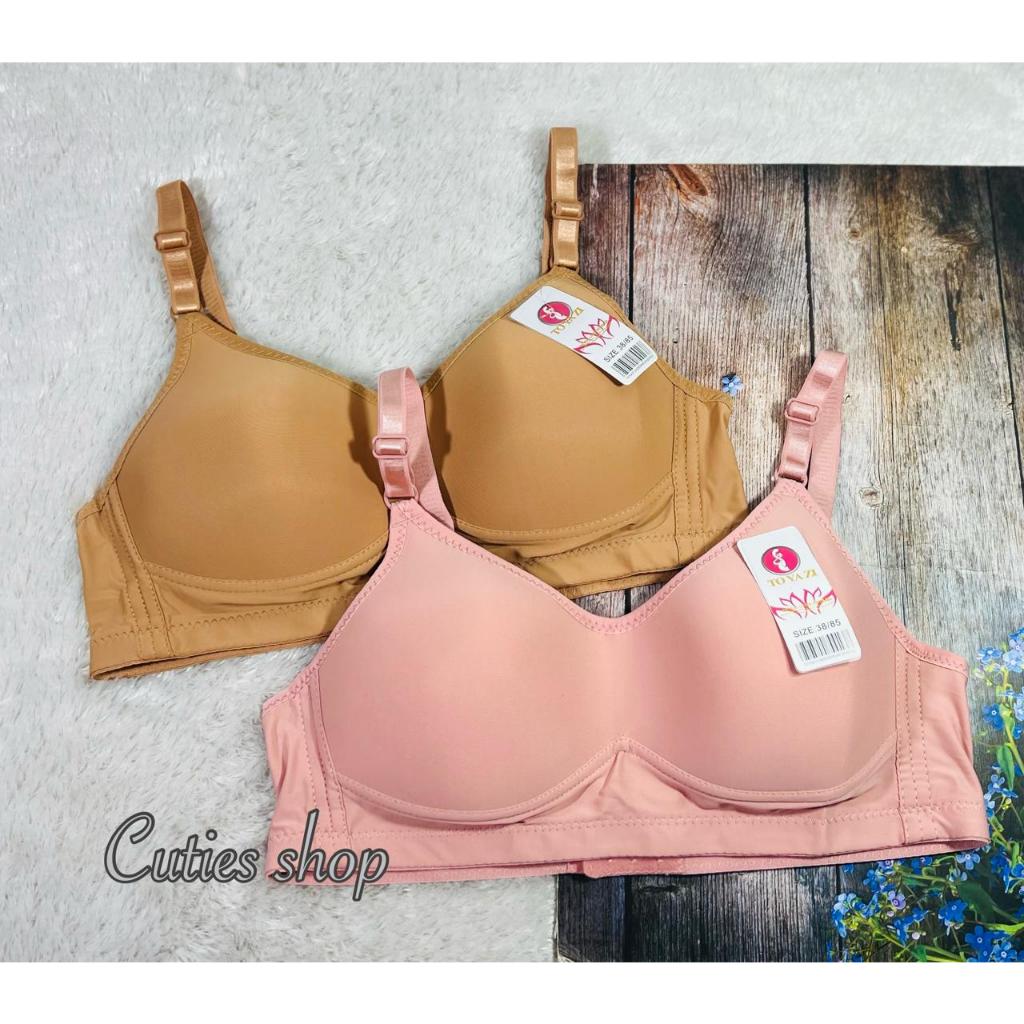 Bra Polos Cup C Busa Tipis Tanpa Kawat, size 38 -44