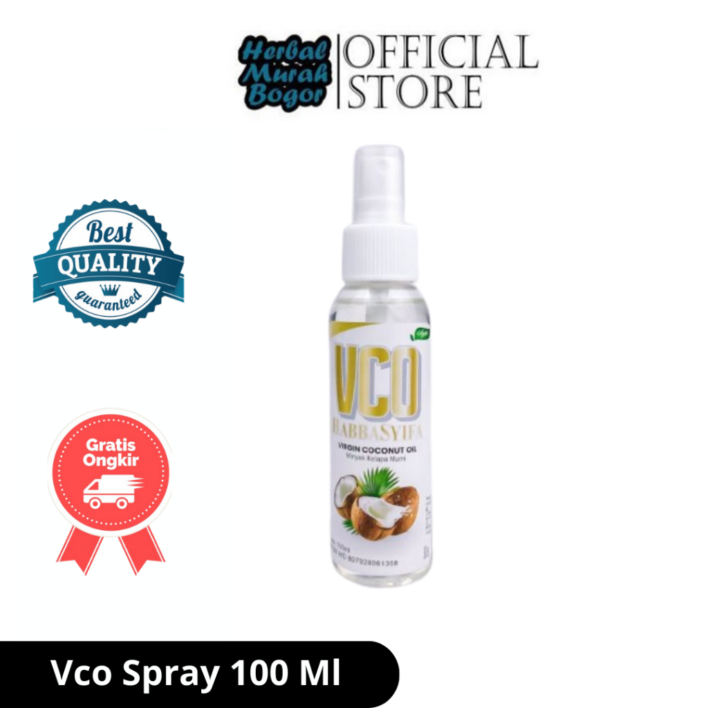 VCO SPRAY Extra Virgin Coconut Oil VCO 100ml Spray - Minyak Kelapa Murni 100%
