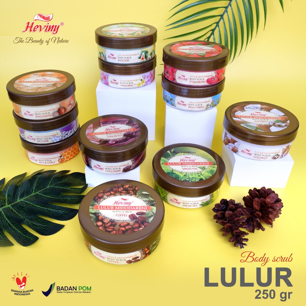 Heviny Lulur Midodareni 250 g (Body Scrub)
