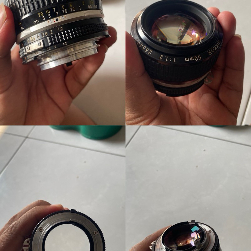 Lensa nikon 50mm F 1.2 AIS