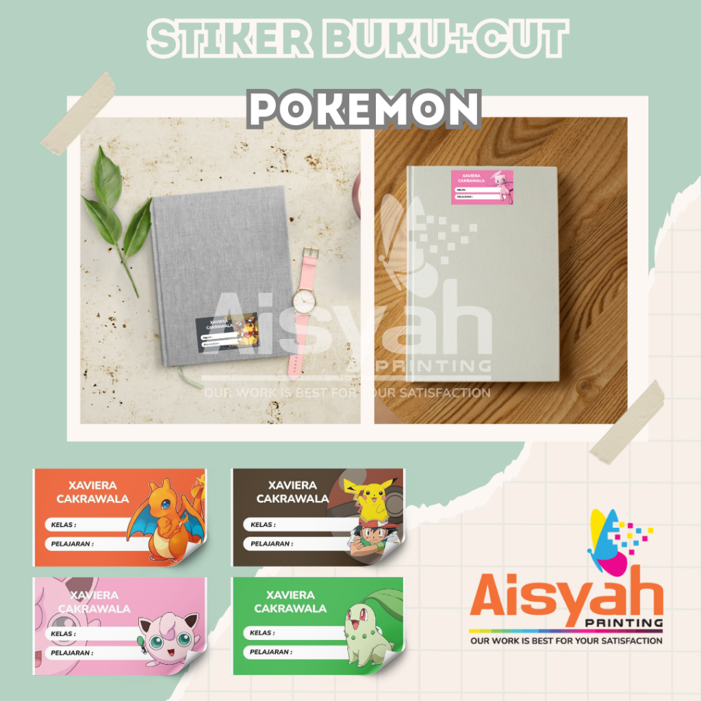 

TEMA POKEMON - STIKER LABEL NAMA BUKU - LABEL NAMA - STIKER BUKU PELAJARAN - STIKER BUKU KARAKTER AESTHETIC