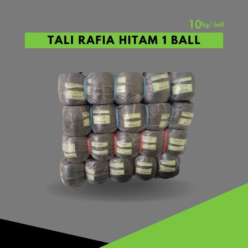 

Tali Rafia Hitam 1 Ball (10 Kg)