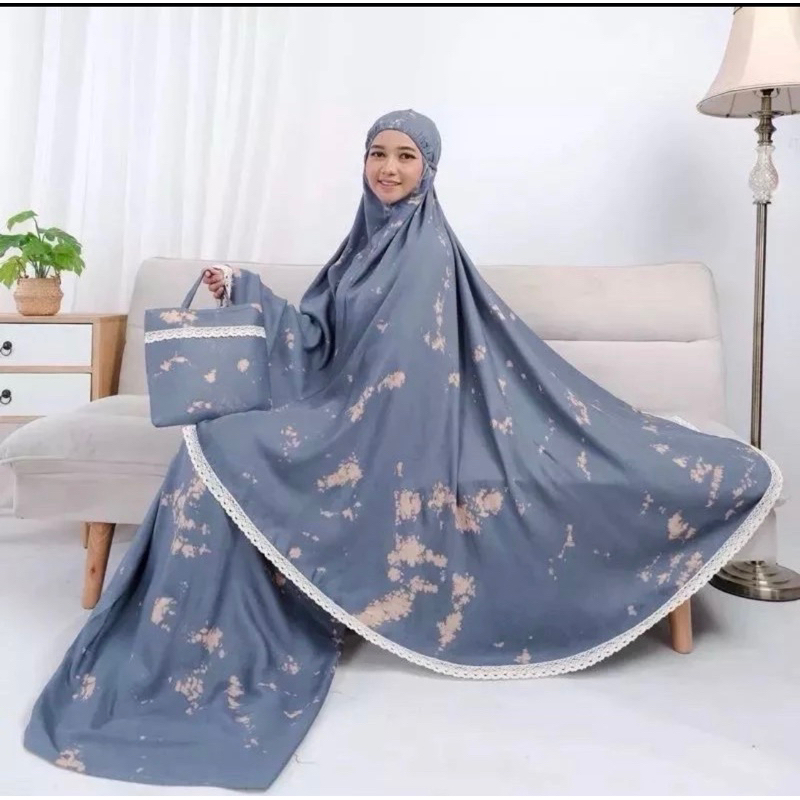 MUKENA BALI DEWASA TIEDYE RENDA by GMJ1