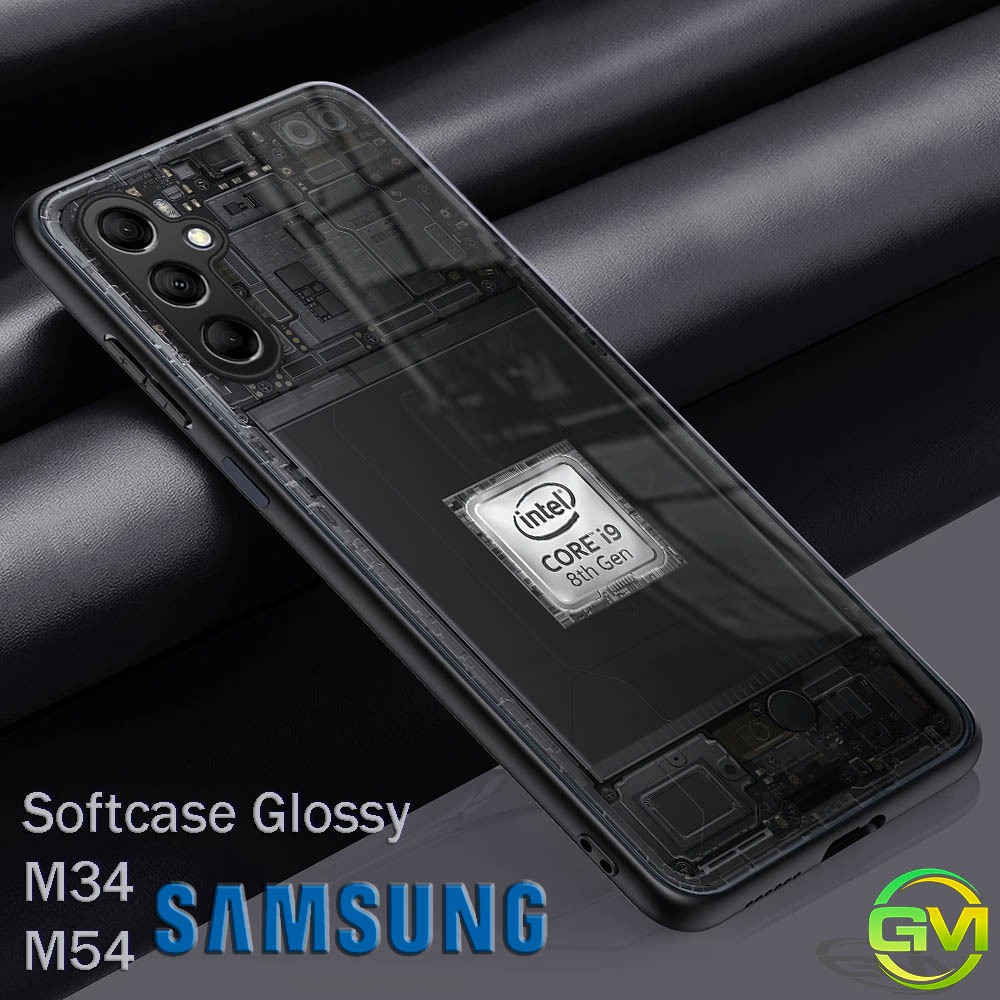 Softcase Glossy Samsung M14 M23 M34 M54 4G 5G [GM47] Soft Case Kesing Cesing Silikon Silicon Mika Hp