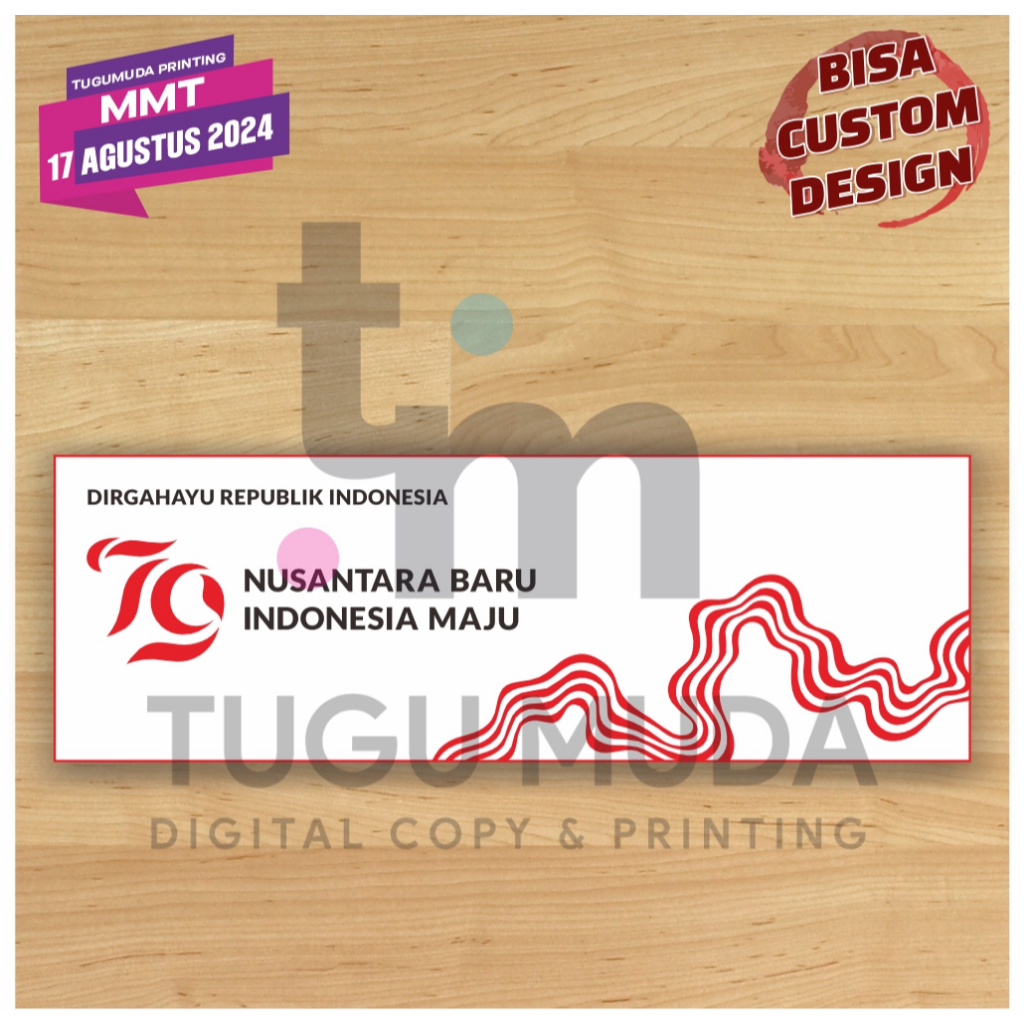 Cetak Spanduk|Banner|MMT - DIRGAHAYU RI - 17AN - 17 AGUSTUS