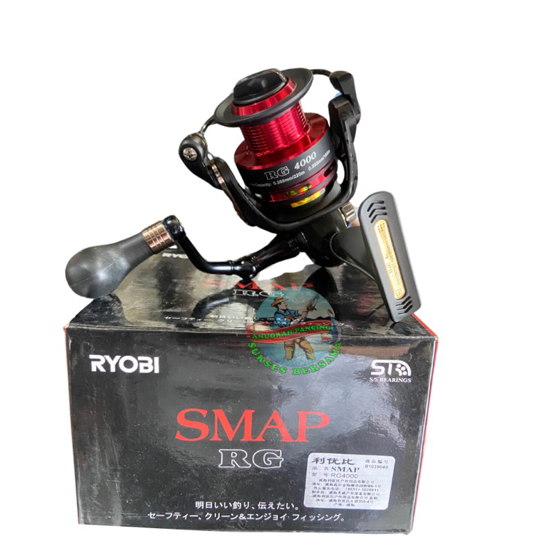 Reel Ryobi SMAP RG 1000 2000 3000 4000 Alumunium Spool 6 Bearings