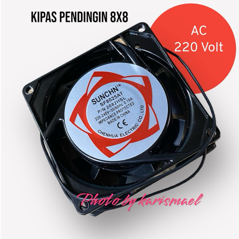 kipas pendingin power 8x8 ac 220volt