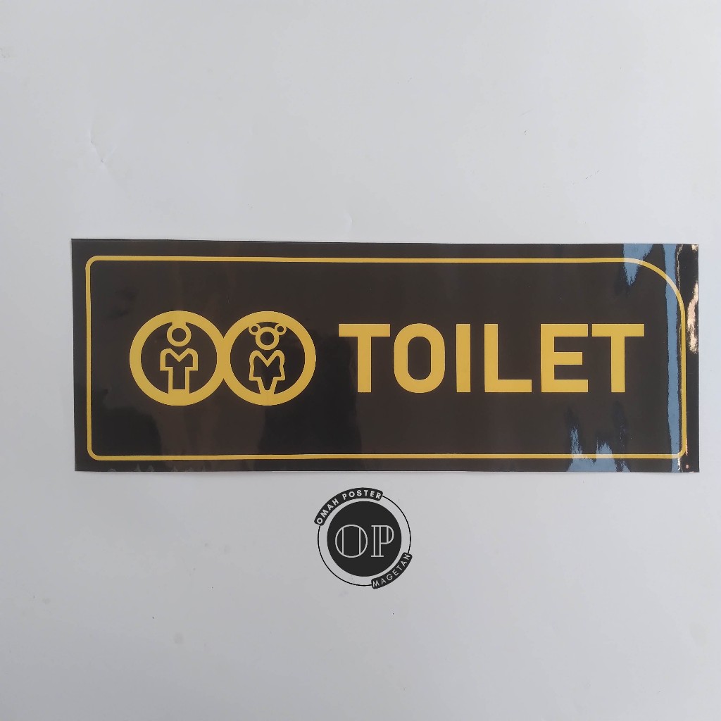 

Stiker Toilet - Stiker Kamar Mandi/WC - Stiker Vinyl