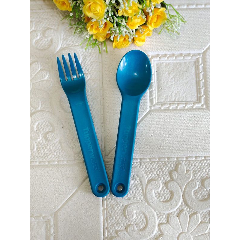 Sendok Tupperware - Sendok Makan Plastik + Cutlery Tupperware Original