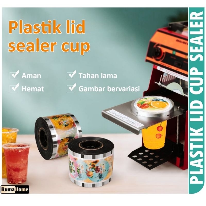 SEGEL PLASTIK CUP SEALER / PENUTUP CUP MINUMAN / SEGEL MINUMAN