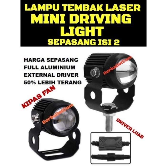 LAMPU TEMBAK WATERPROFF D2 LASER PRO SUPERBRIGHT MODUL INVERTER BALLAST LUAR SET D2 HI LOW MINI GUN 