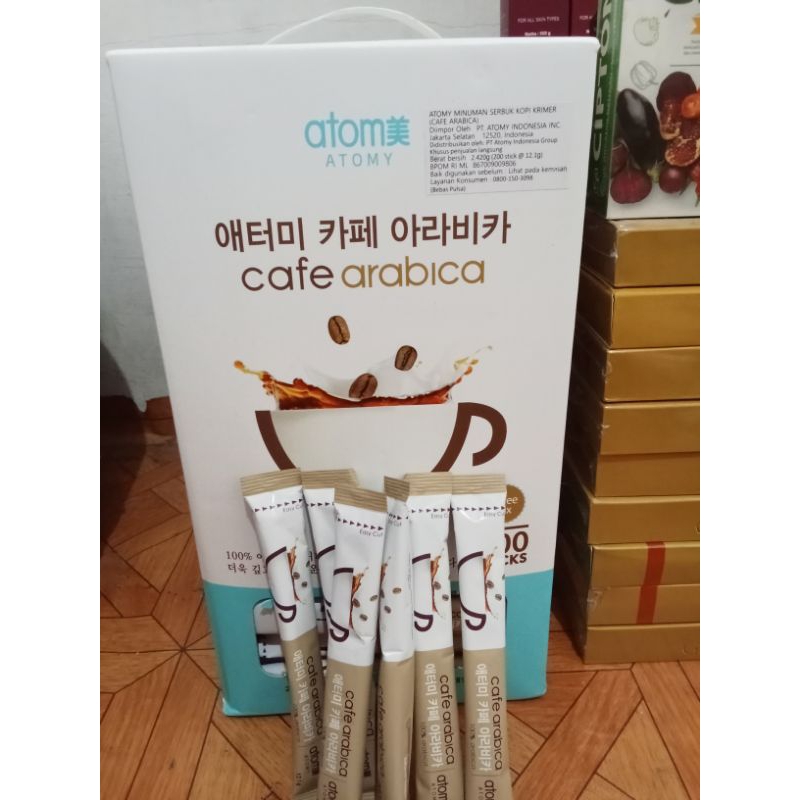 

1 box (200 sachet) coffe cafe Arabica cocok untuk semua penikmat kopi