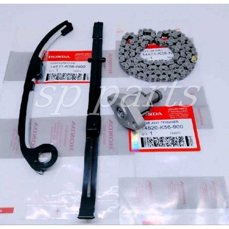 PAKET KETENG TENSIONER 3ITEM K56 HONDA CBR150 NEW LED CB LED CB150R CBR150 R NEW ORIGINAL