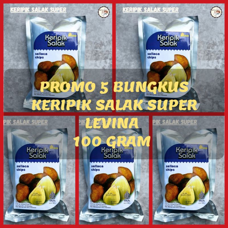 

[PROMO] CAMILAN KERIPIK BUAH OVEN SALAK SUPER LEVINA 100 GRAM SNACK OLEH-OLEH KHAS BATU MALANG