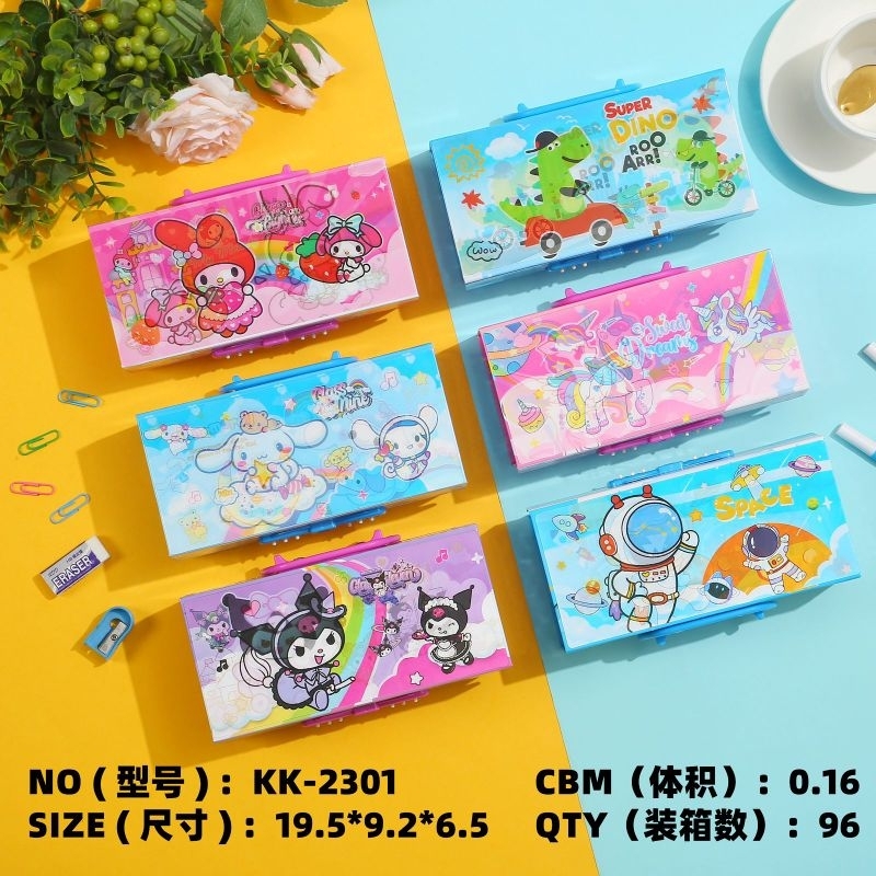 

Kotak Pensil Kode 3D TANPA LAMPU 3 SUSUN ada Cermin