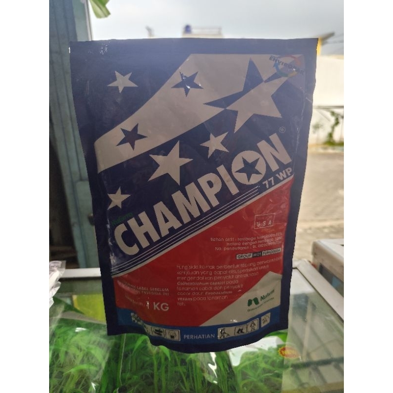 Fungisida Tembaga Hidroksida Champion 77WP 1Kg