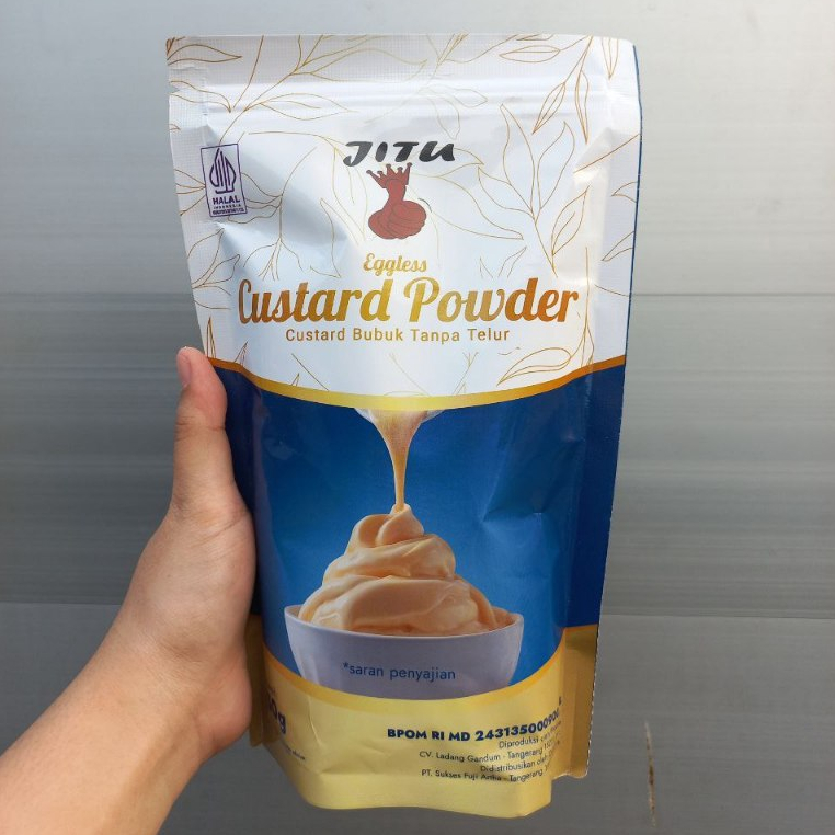 

Custard Powder JITU 350 gr POUCH / Custard Bubuk Tanpa Telur JITU 350 gr