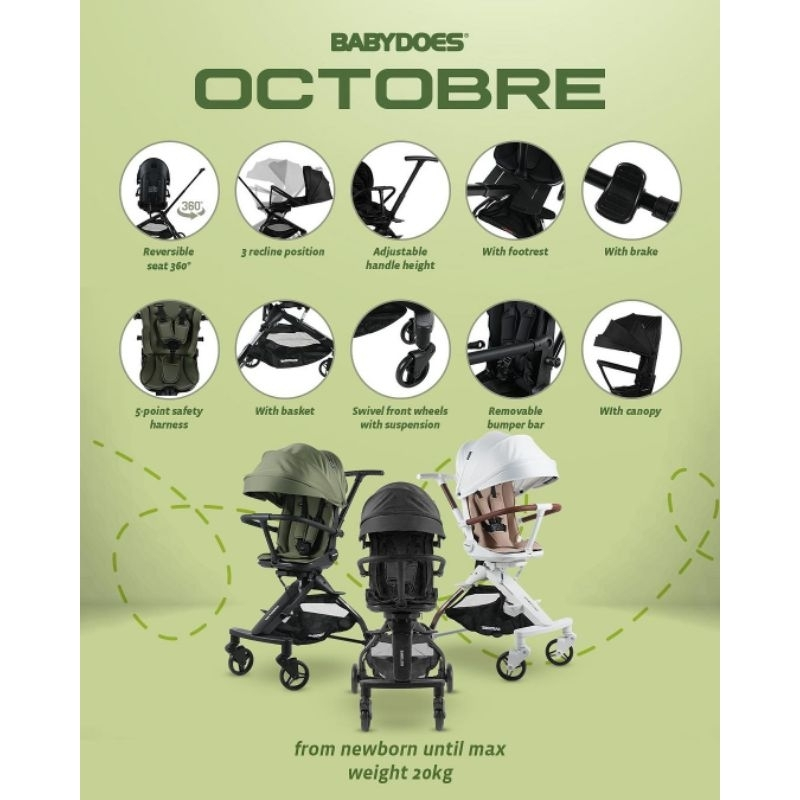 Stroller Babydoes Octobre / Stroller Babydoes Exhale