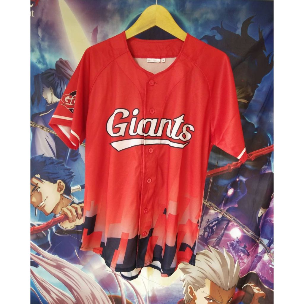 Giants x Lotte Red Baseball Jersey Kaos Tshirt Official Original Second Japan Korea Brand Vintage Re
