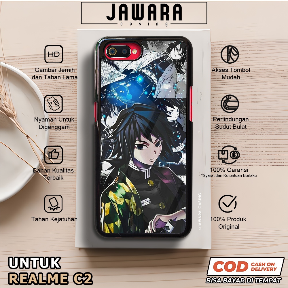Case Realme C2 Casing Realme C2 [DMSL] Premium Case Glossy Case Hp Realme Jawara Casing Hp Realme C2