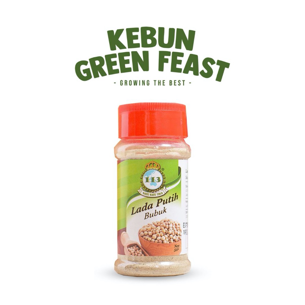 

Bubuk Lada Putih - Herbs - Rempah Dapur
