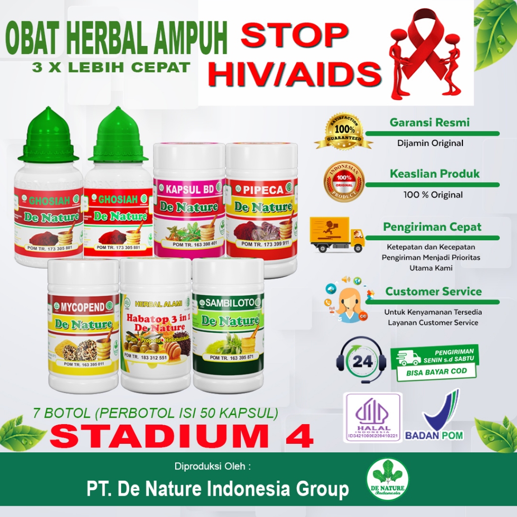 Obat Herbal Hiv Aids Ampuh Mengobati Aids Hiv Tanpa Efek Samping Teruji Klinis Aman Untuk Pria Wanit