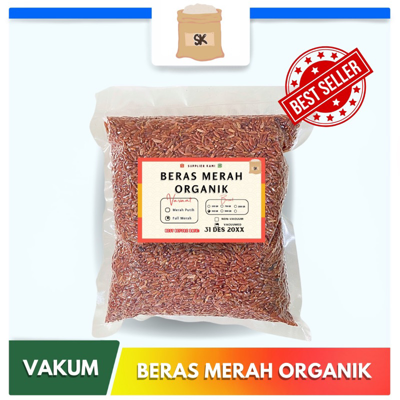 

1 kg Beras Merah Organik Vakum