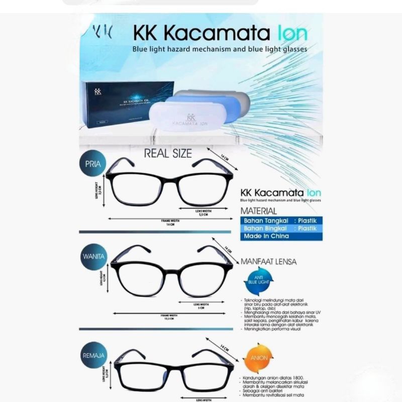 KK KACAMATA ION