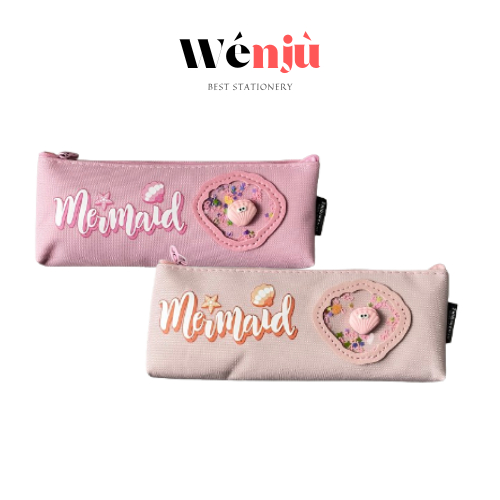 

Tempan Pensil Pulpen Kain Karakter Mermaid Peralatan Sekolah Anak