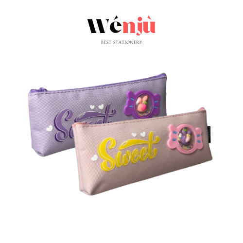 

Tempat Pensil Pulpen Kain Karakter Sweet Peralatan Sekolah Siswa Anak