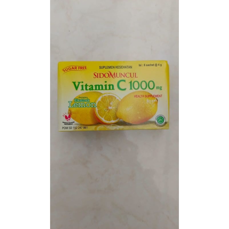 C1000 sidomuncul sachet per pcs, vitamin C1000mg