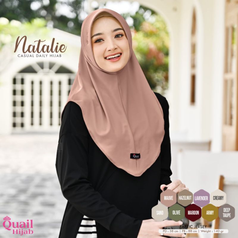 Jilbab Polos / Hijab Sport Natalie QuaiL Hijab