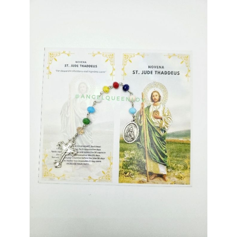 Kaplet rosario Santo Yudas Tadeus (handmade)