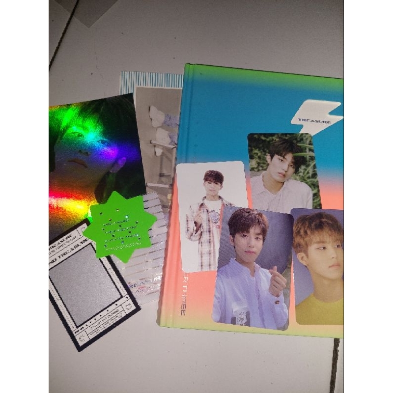 OFFICIAL ALBUM TREASURE THE FIRST STEP CHAPTER THREE WHITE ver PC JEONGWOO SET