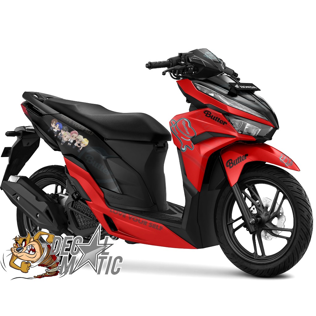 Stiker Vario125 NEW Full Body Decal Full Body Motor Honda Vario 125 New 2023 2024 BTS Butter