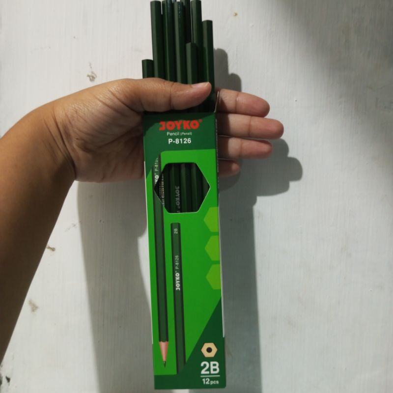 

pensil joyko P-8126 2B hijau