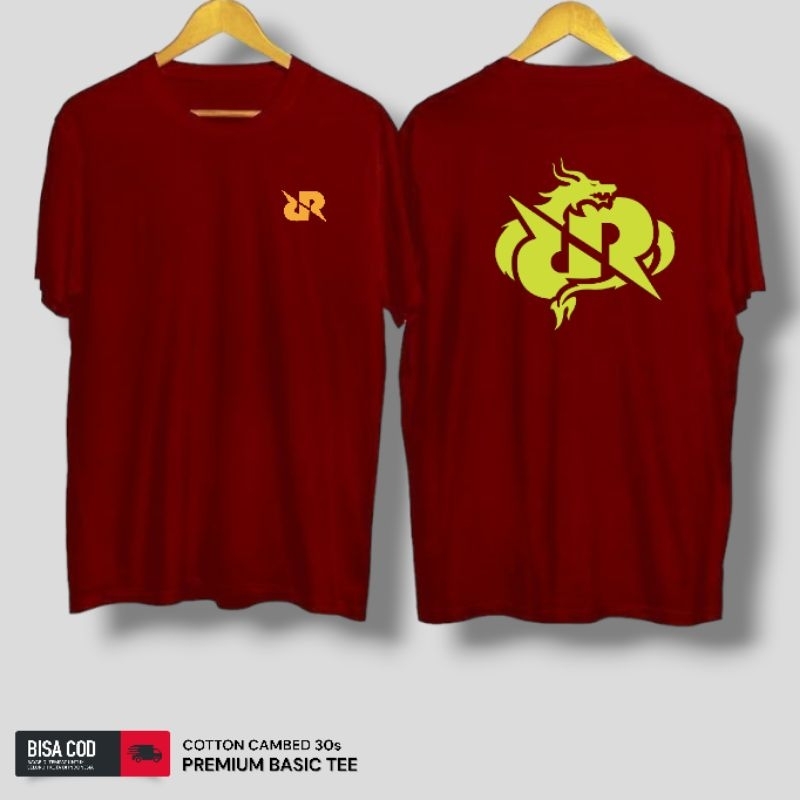 Boy Store Kaos Distro Pria / Wanita Rrq Db Text Gold Terbaru 100% Premium