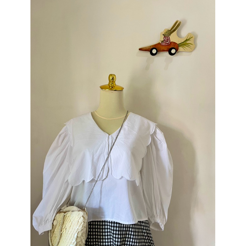 Preloved Blouse korea Sailor