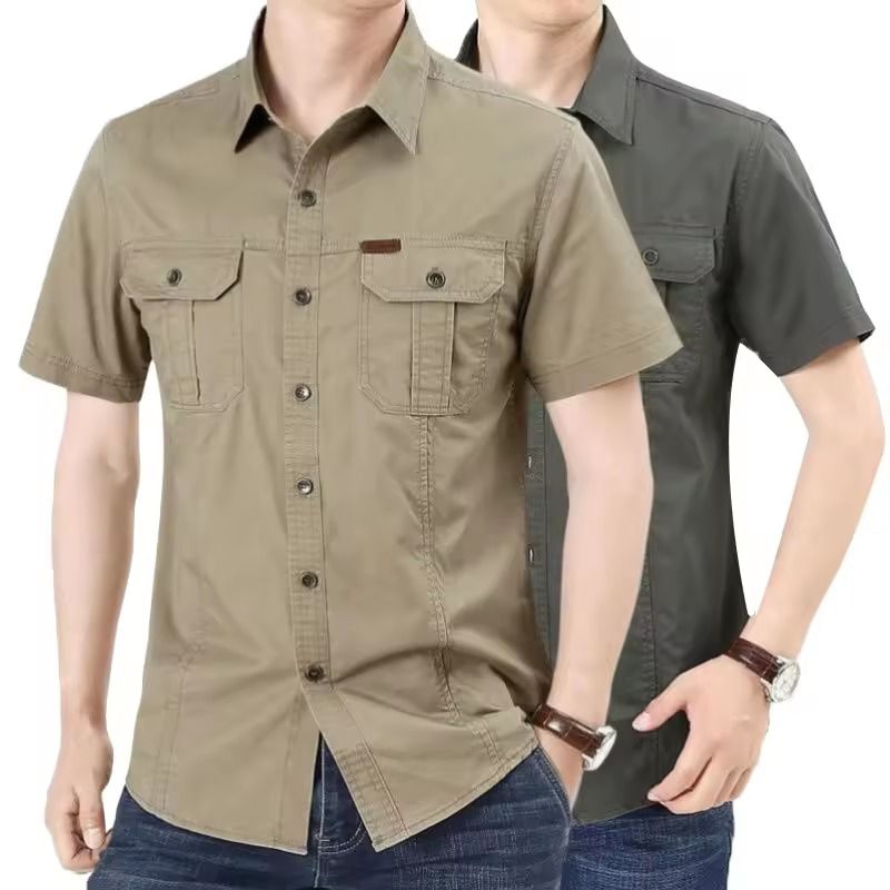 Kemeja Twoonarmy Lapangan Tactikal Pria Tangan Pendek Polos/Atasan Cassual/ Formal/ Original/Outdoor