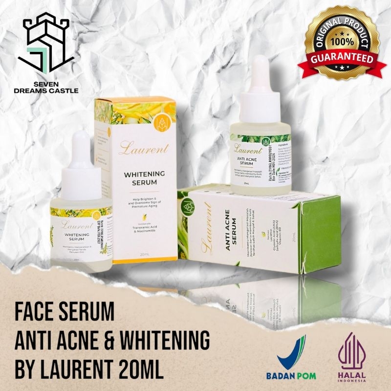 Serum Wajah By Laurent 20ml (Acne & Whitening)