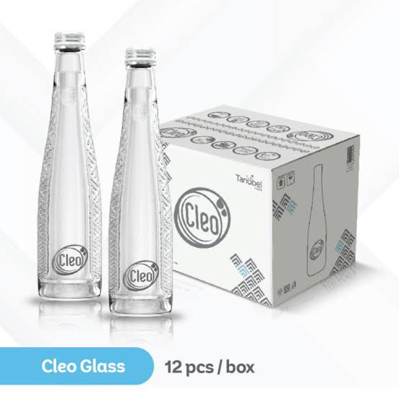 

Cleo glass box 330 ML ISI 12 pcs