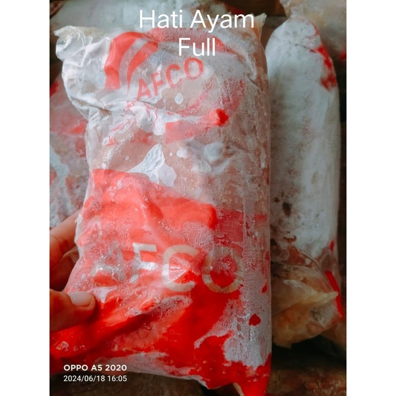 

Hati Ayam full 1 kg tanpa jantung ampela