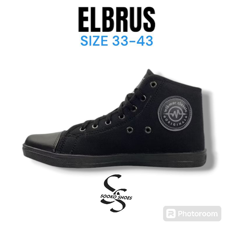 SEPATU BOOT HITAM POLOS TERMURAH / SEPATU SEKOLAH BOOT / SEPATU STAR HITAM POLOS