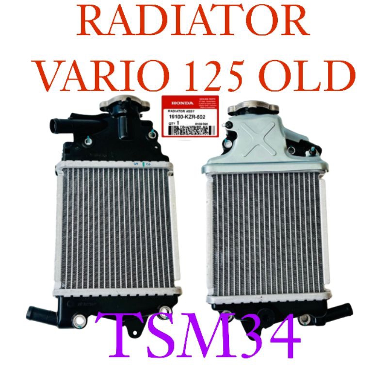 radiator Set Vario 125 old radiator vario125fi KZR