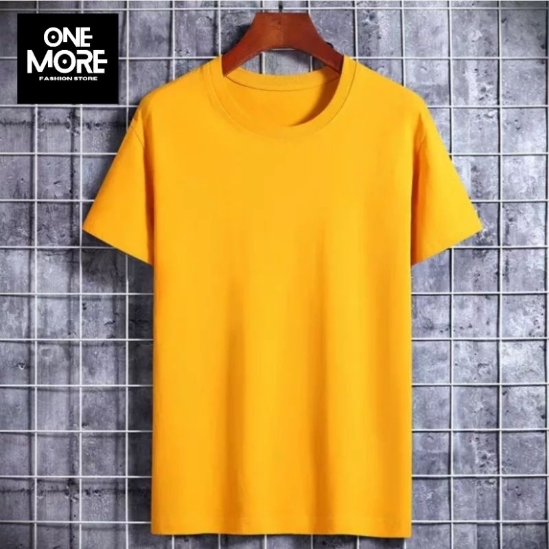 KAOS POLOS DEWASA/KAOS KUNING MUSTARD/KUNING BUSUK