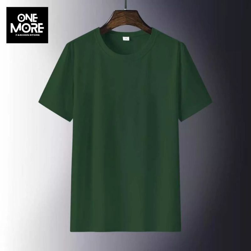 KAOS POLOS DEWASA HIJAU BOTOL/KAOS POLOS HIJAU BOTOL