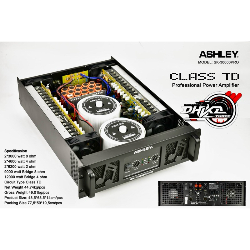 POWER ASHLEY SK30000 PRO DOUBLE TRAFO CLASS TD / Power Ashley SK 30000 Pro class TD / Power Ashley S