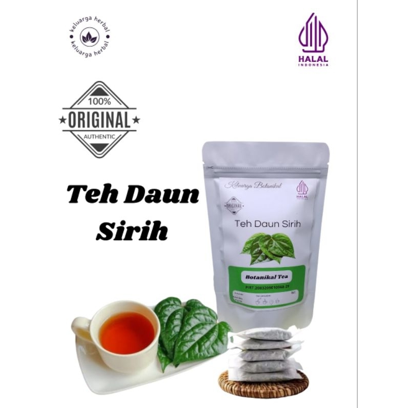 

TEH DAUN SIRIH : BETEL LEAF TEA • ISI 20 DAN 30 TEABAG