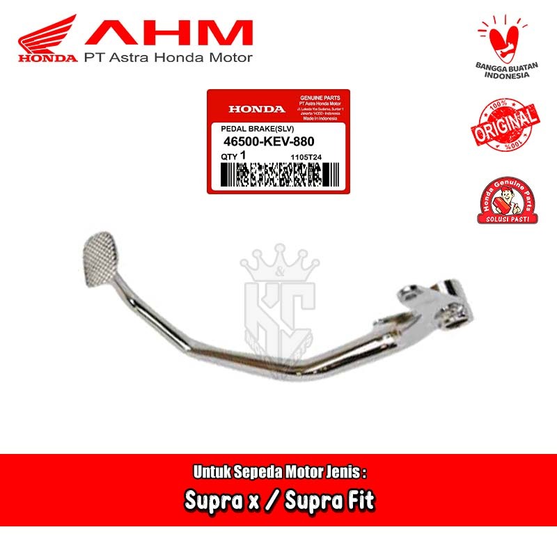 Pedal Pijakan Rem Honda Supra x Fit Lama 100 Original AHM 46500-KEV-880